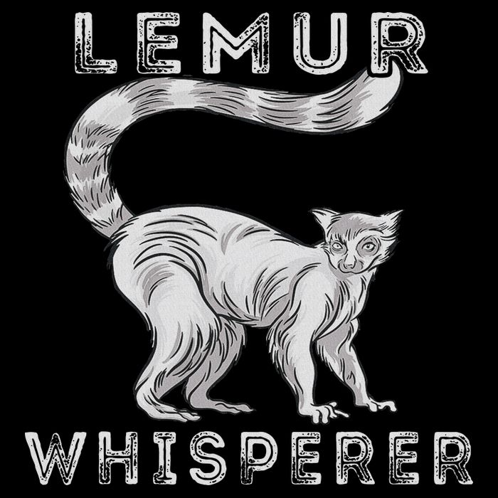 Lemur Whisperer Funny Lemur Lover Lemur Monkey Drawstring Bag