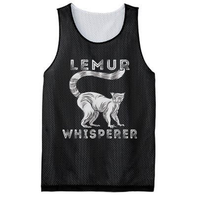 Lemur Whisperer Funny Lemur Lover Lemur Monkey Mesh Reversible Basketball Jersey Tank