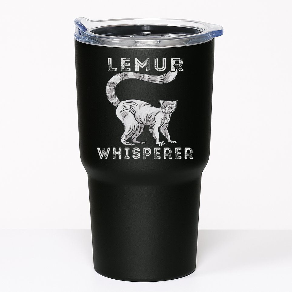 Lemur Whisperer Funny Lemur Lover Lemur Monkey Tumbler
