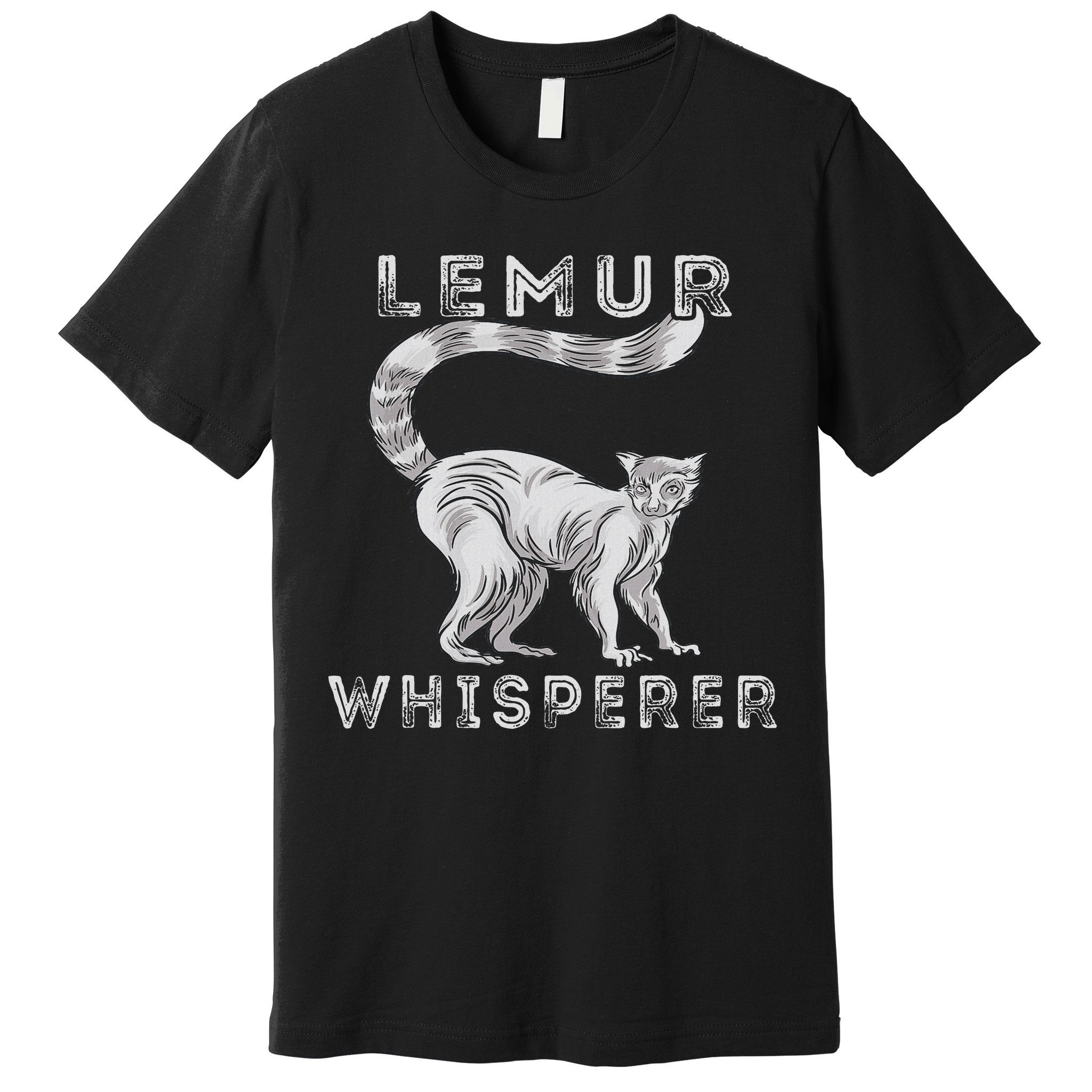 Lemur Whisperer Funny Lemur Lover Lemur Monkey Premium T-Shirt