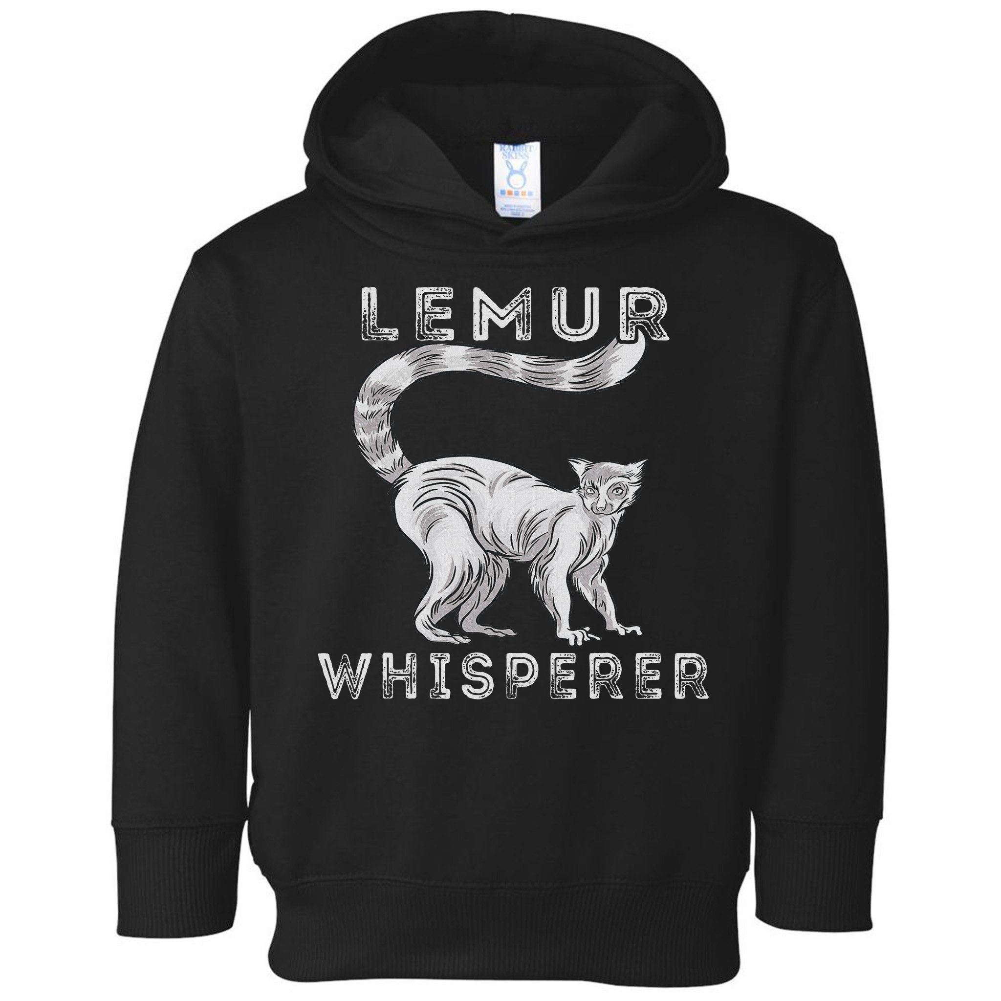 Lemur Whisperer Funny Lemur Lover Lemur Monkey Toddler Hoodie