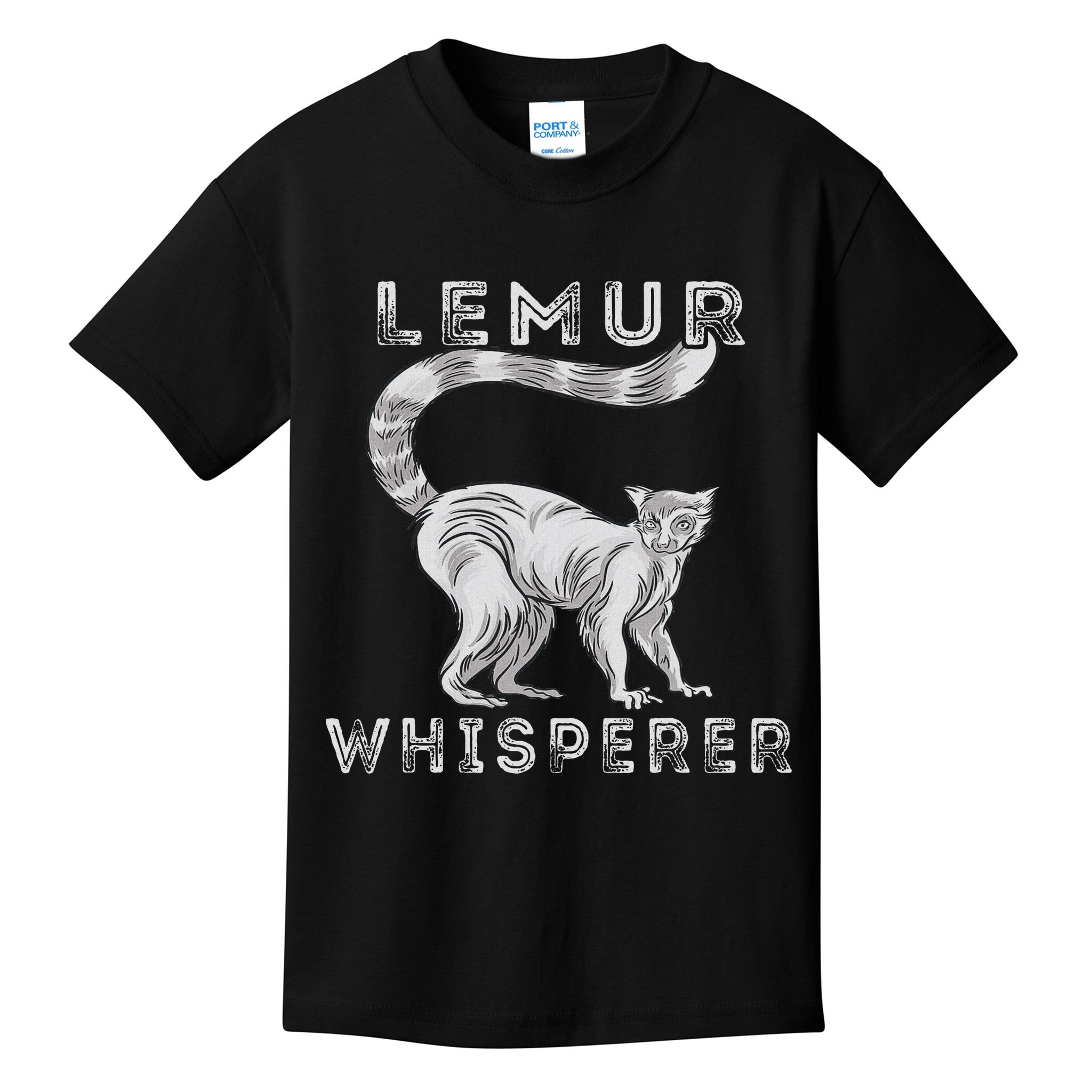 Lemur Whisperer Funny Lemur Lover Lemur Monkey Kids T-Shirt