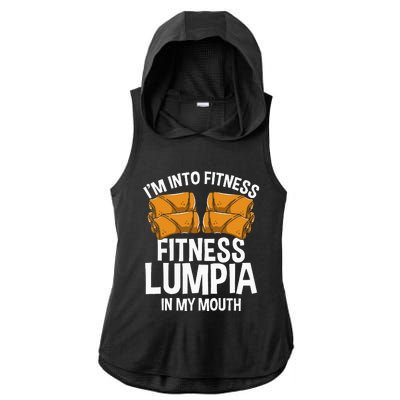 Lumpia Wrappers Filipina Food Philipino Snacks Manila Lumpia Ladies PosiCharge Tri-Blend Wicking Draft Hoodie Tank