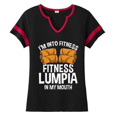 Lumpia Wrappers Filipina Food Philipino Snacks Manila Lumpia Ladies Halftime Notch Neck Tee