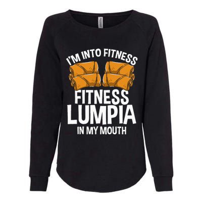 Lumpia Wrappers Filipina Food Philipino Snacks Manila Lumpia Womens California Wash Sweatshirt