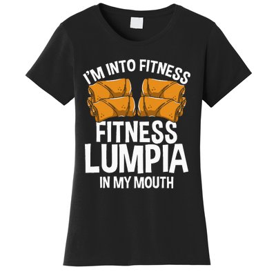 Lumpia Wrappers Filipina Food Philipino Snacks Manila Lumpia Women's T-Shirt