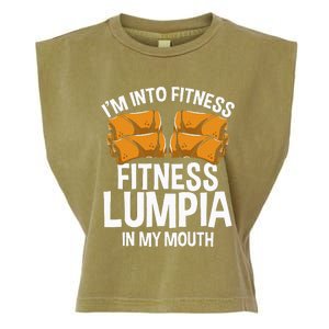 Lumpia Wrappers Filipina Food Philipino Snacks Manila Lumpia Garment-Dyed Women's Muscle Tee