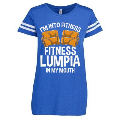 Lumpia Wrappers Filipina Food Philipino Snacks Manila Lumpia Enza Ladies Jersey Football T-Shirt