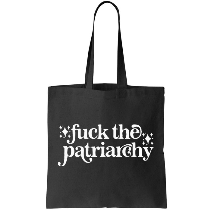 Libby Wishes Fuck The Patriarchy Vintage Feminist Women Tote Bag