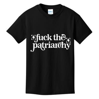 Libby Wishes Fuck The Patriarchy Vintage Feminist Women Kids T-Shirt