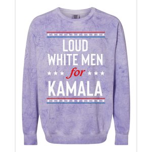 Loud White For Kamala Harris Kamala For President 2024 Colorblast Crewneck Sweatshirt