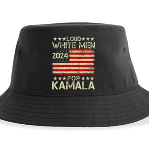 Loud White For Kamala Harris Kamala For President 2024 Sustainable Bucket Hat