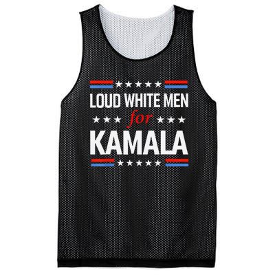 Loud White For Kamala Harris Kamala For President 2024 Gift Mesh Reversible Basketball Jersey Tank