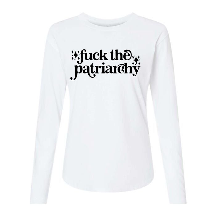 Libby Wishes Fuck The Patriarchy Vintage Feminist Women Womens Cotton Relaxed Long Sleeve T-Shirt