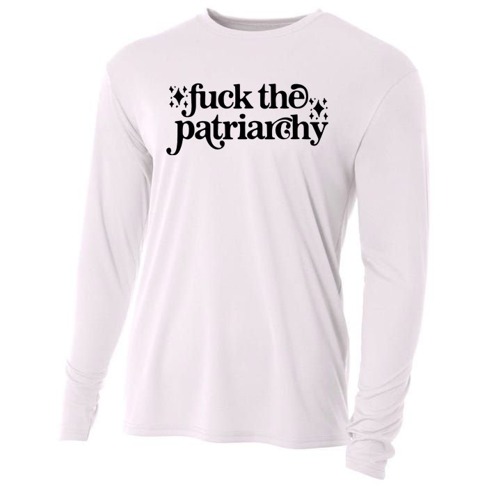 Libby Wishes Fuck The Patriarchy Vintage Feminist Women Cooling Performance Long Sleeve Crew