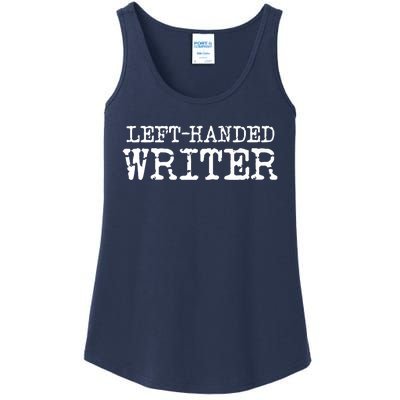 LeftHanded Writer For Self Publishing Writers Ladies Essential Tank