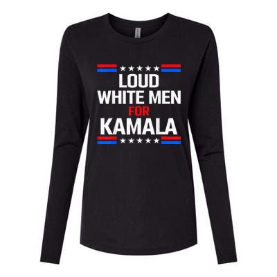 Loud White For Kamala Harris Kamala For President 2024 Womens Cotton Relaxed Long Sleeve T-Shirt