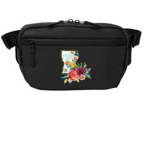 Louisiana Watercolor Flower Crossbody Pack