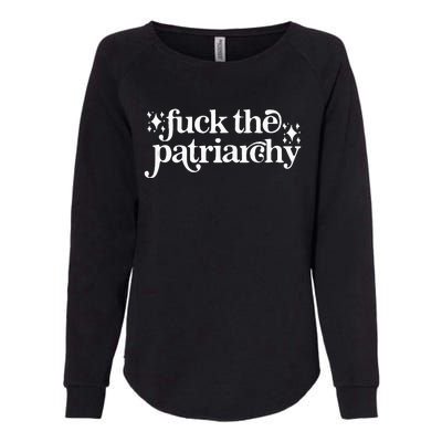 Libby Wishes Fuck The Patriarchy Vintage Feminist Women Womens California Wash Sweatshirt