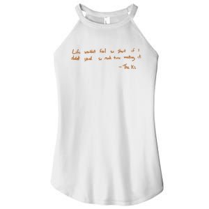 Life Wouldnt Feel So Short If I Didnt Spend So Much Time Wasting It Women's Perfect Tri Rocker Tank