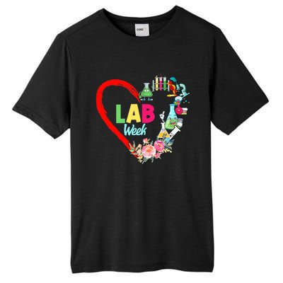 Lab Week Floral Lab Tech Medical Laboratory Hospital Office Lab Week Tall Fusion ChromaSoft Performance T-Shirt