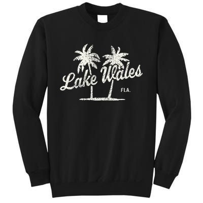 Lake Wales Florida Vintage 70s Palm Trees Sweatshirt