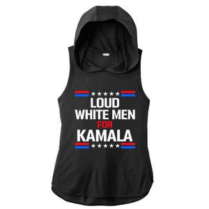 Loud White For Kamala Harris Kamala For President 2024 Ladies PosiCharge Tri-Blend Wicking Draft Hoodie Tank