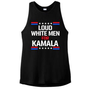 Loud White For Kamala Harris Kamala For President 2024 Ladies PosiCharge Tri-Blend Wicking Tank