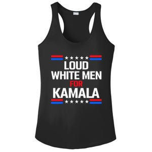 Loud White For Kamala Harris Kamala For President 2024 Ladies PosiCharge Competitor Racerback Tank