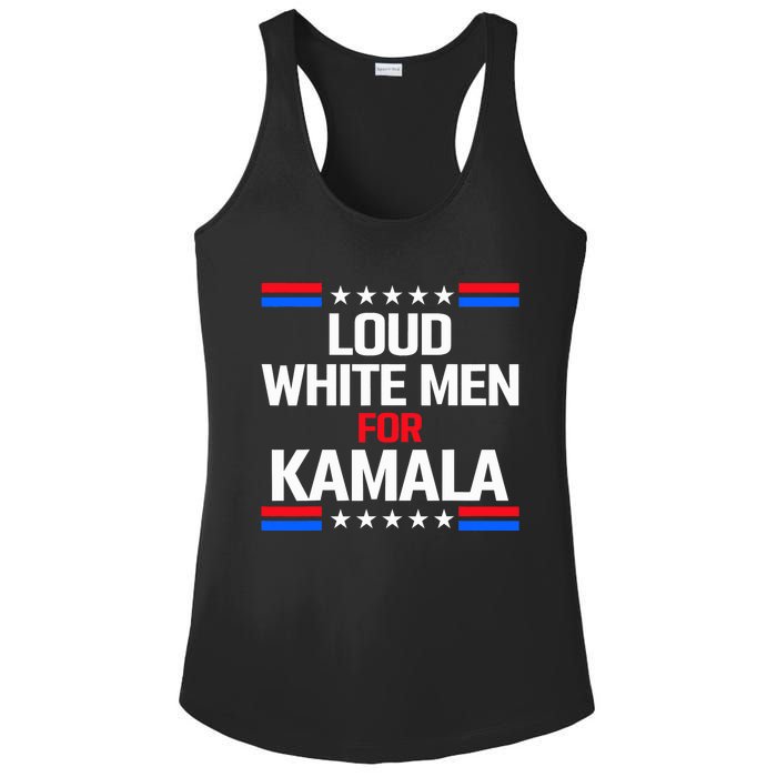 Loud White For Kamala Harris Kamala For President 2024 Ladies PosiCharge Competitor Racerback Tank