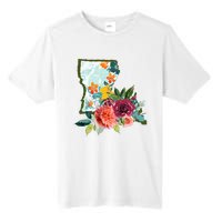 Louisiana Watercolor Flower Tall Fusion ChromaSoft Performance T-Shirt