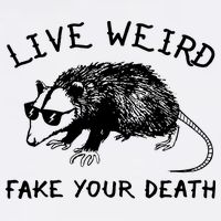 Live Weird Fake Your Death Cooling Performance Crew T-Shirt