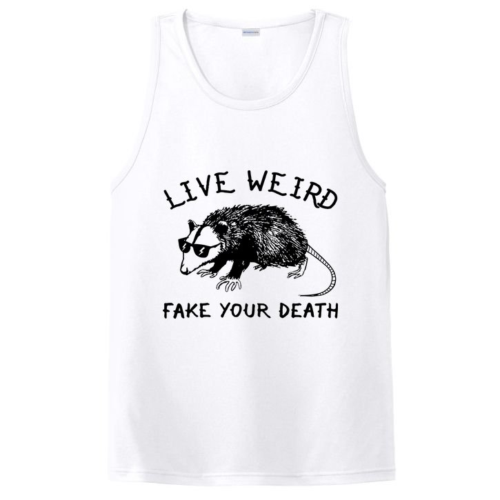 Live Weird Fake Your Death PosiCharge Competitor Tank