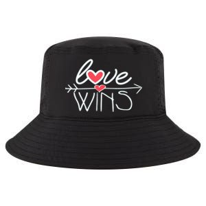 Love Wins Gift Surprise For Your Friend Cool Gift Cool Comfort Performance Bucket Hat