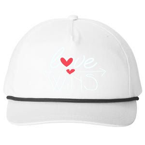 Love Wins Gift Surprise For Your Friend Cool Gift Snapback Five-Panel Rope Hat