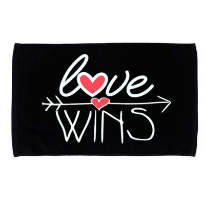 Love Wins Gift Surprise For Your Friend Cool Gift Microfiber Hand Towel