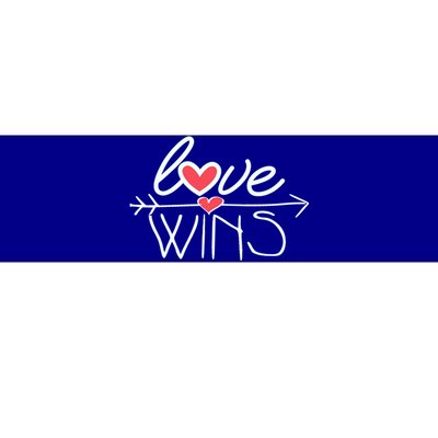 Love Wins Gift Surprise For Your Friend Cool Gift Bumper Sticker