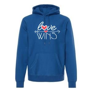 Love Wins Gift Surprise For Your Friend Cool Gift Premium Hoodie