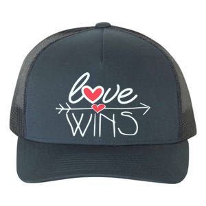 Love Wins Gift Surprise For Your Friend Cool Gift Yupoong Adult 5-Panel Trucker Hat