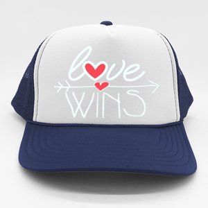 Love Wins Gift Surprise For Your Friend Cool Gift Trucker Hat