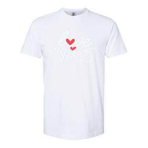 Love Wins Gift Surprise For Your Friend Cool Gift Softstyle CVC T-Shirt