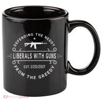 Liberals With Guns 11oz C Handle Ceramic Mug