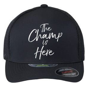 League Winner Gift Fantasy Football Winner The Champ Is Here Gift Flexfit Unipanel Trucker Cap