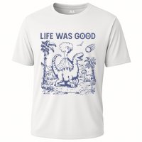Life Was Good Dinosaur Cooling Performance Crew T-Shirt