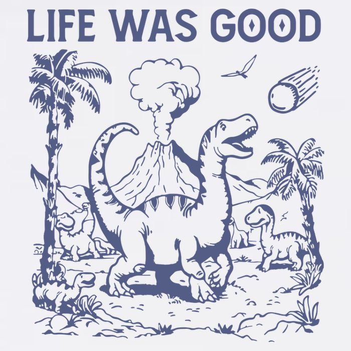 Life Was Good Dinosaur Adult Drive Performance Visor