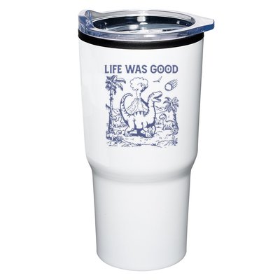 Life Was Good Dinosaur Tumbler