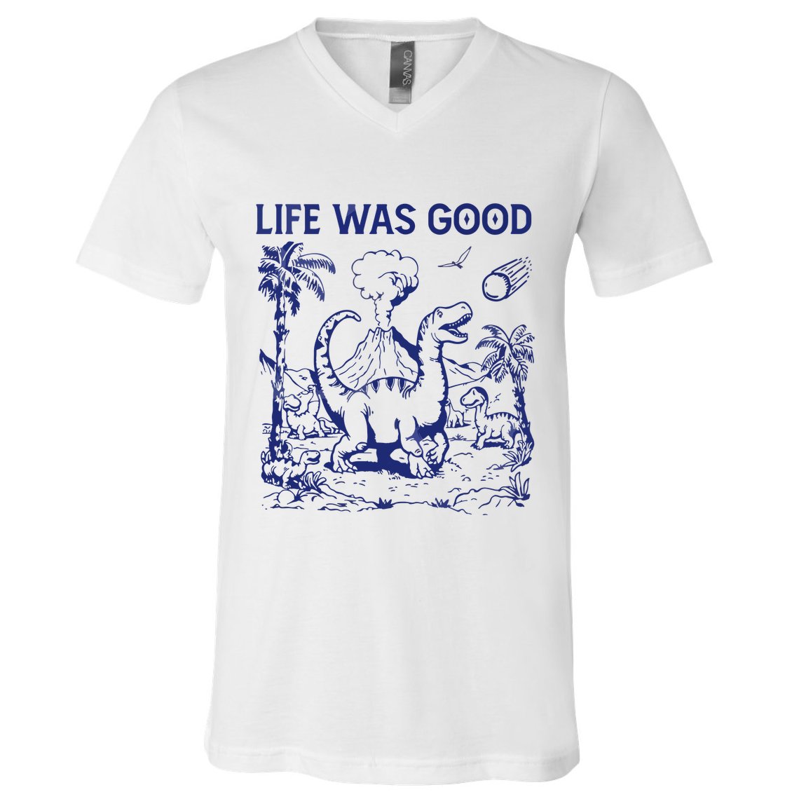 Life Was Good V-Neck T-Shirt