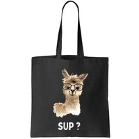 Llama With Glasses Funny Saying Alpaca Bag