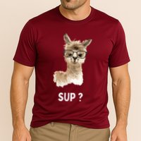 Llama With Glasses Funny Saying Alpaca Cooling Performance Crew T-Shirt
