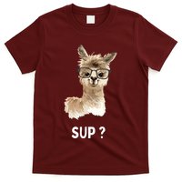 Llama With Glasses Funny Saying Alpaca T-Shirt
